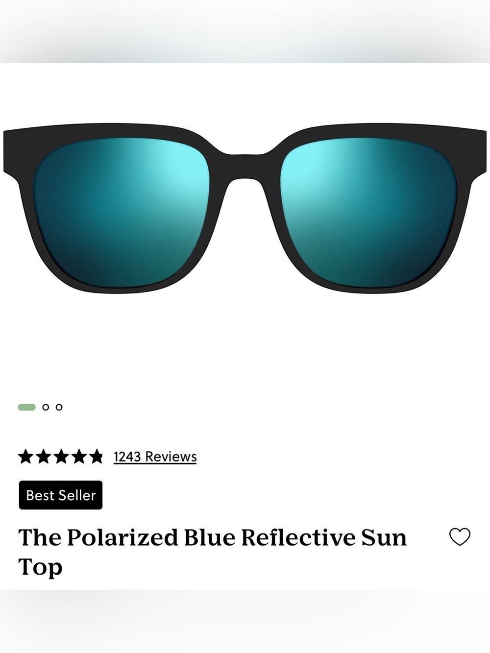Pair Eyewear Black Frame Sunglasses with Blue Mirror Lenses